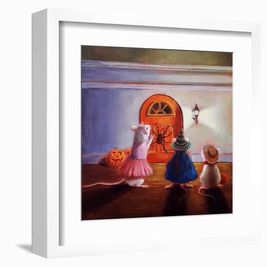 After Hour Trick or Treat-Lucia Heffernan-Framed Art Print