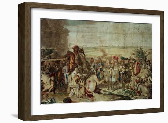 (After Le Brun), the Siege of Douai-Charles Le Brun-Framed Giclee Print