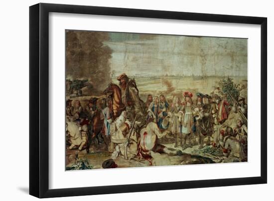 (After Le Brun), the Siege of Douai-Charles Le Brun-Framed Giclee Print