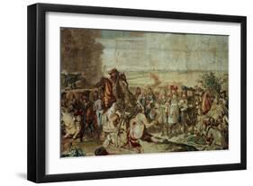 (After Le Brun), the Siege of Douai-Charles Le Brun-Framed Giclee Print