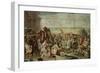 (After Le Brun), the Siege of Douai-Charles Le Brun-Framed Giclee Print