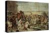 (After Le Brun), the Siege of Douai-Charles Le Brun-Stretched Canvas