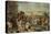 (After Le Brun), the Siege of Douai-Charles Le Brun-Stretched Canvas