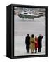 After Obama Was Sworn in as the 44th President in Washington-null-Framed Stretched Canvas