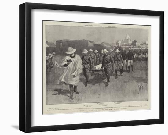 After Omdurman, the Funeral of the Honourable Hubert Howard-null-Framed Giclee Print