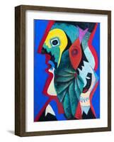 After Picasso,  pastel-Margo Starkey-Framed Giclee Print