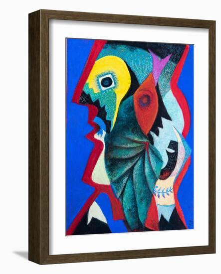 After Picasso,  pastel-Margo Starkey-Framed Giclee Print