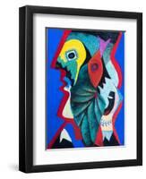 After Picasso,  pastel-Margo Starkey-Framed Premium Giclee Print
