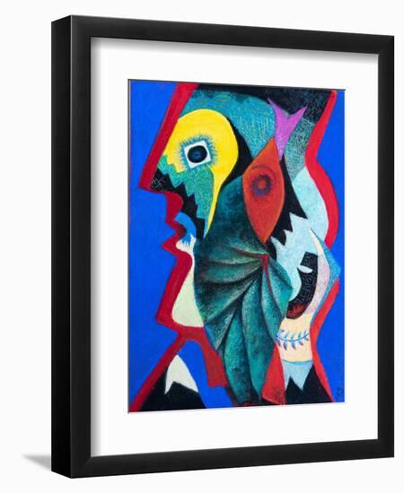 After Picasso,  pastel-Margo Starkey-Framed Premium Giclee Print