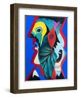 After Picasso,  pastel-Margo Starkey-Framed Giclee Print