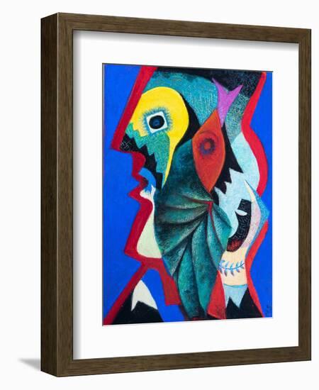 After Picasso,  pastel-Margo Starkey-Framed Giclee Print