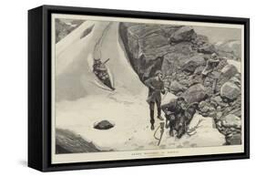 After Reindeer in Norway-Richard Caton Woodville II-Framed Stretched Canvas