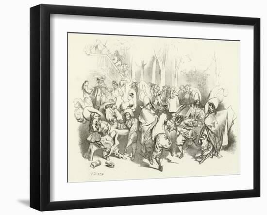After Richelieu's Decree Against Duelling-Gustave Doré-Framed Giclee Print