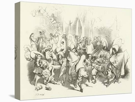 After Richelieu's Decree Against Duelling-Gustave Doré-Stretched Canvas