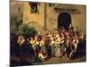 After School, 1844-Ferdinand Georg Waldmuller-Mounted Giclee Print