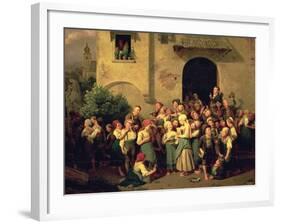 After School, 1844-Ferdinand Georg Waldmuller-Framed Giclee Print