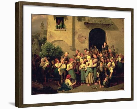 After School, 1844-Ferdinand Georg Waldmuller-Framed Giclee Print