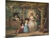 'After School', 19th century-Charles Turner-Mounted Giclee Print