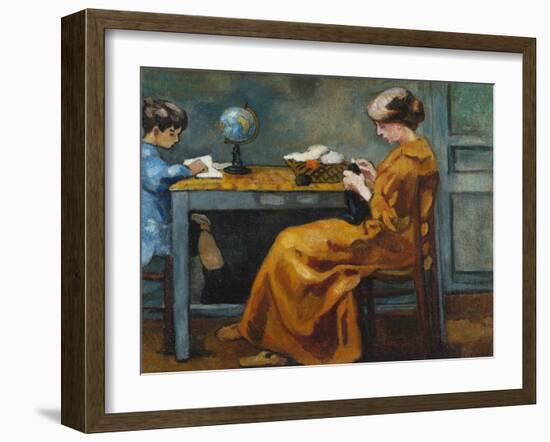 After School; Apres L'ecole, C. 1916 (Oil on Canvas)-Louis Valtat-Framed Giclee Print