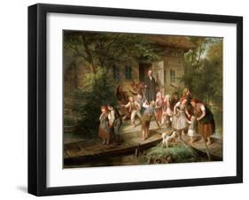 After School, Spree Forest-Johann Kretzschmer-Framed Giclee Print