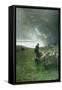 After Storm-Giovanni Segantini-Framed Stretched Canvas