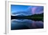 After Sunset at Trillium Lake Reflection, Summer Mount Hood Oregon-Vincent James-Framed Photographic Print