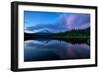 After Sunset at Trillium Lake Reflection, Summer Mount Hood Oregon-Vincent James-Framed Photographic Print