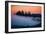 After Sunset Silhouette and Fog, Mount Tamalpais California-Vincent James-Framed Photographic Print