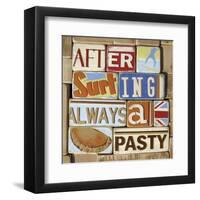 After Surfing Always a Pasty-Norfolk Boy-Framed Art Print