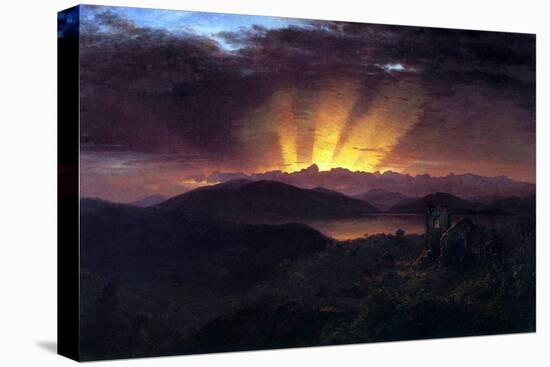 After the Annealing-Frederic Edwin Church-Stretched Canvas