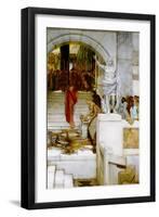 After the Audience-Sir Lawrence Alma-Tadema-Framed Art Print