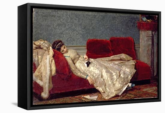 After the Ball, 1869-Marie Francois Firmin-Girard-Framed Stretched Canvas