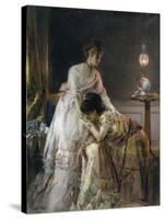 After the Ball, 1874-Alfred Emile Stevens-Stretched Canvas