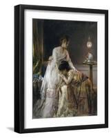 After the Ball, 1874-Alfred Emile Stevens-Framed Giclee Print