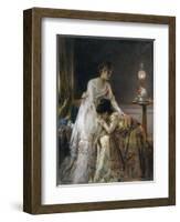 After the Ball, 1874-Alfred Emile Stevens-Framed Giclee Print