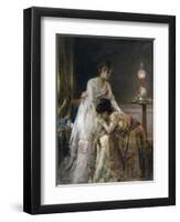 After the Ball, 1874-Alfred Emile Stevens-Framed Giclee Print