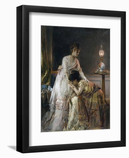 After the Ball, 1874-Alfred Emile Stevens-Framed Giclee Print