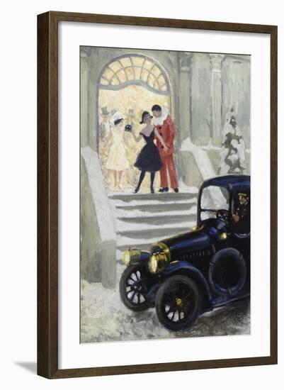 After the Ball, 1917-Paul Fischer-Framed Giclee Print