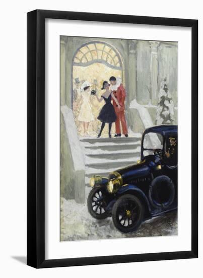 After the Ball, 1917-Paul Fischer-Framed Giclee Print