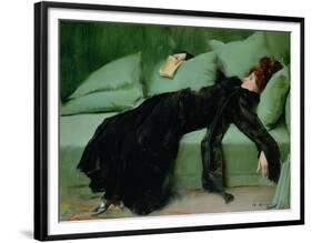 After the ball' by Ramon Casas, 1895-null-Framed Premium Giclee Print