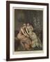 After the Ball, Comparing Programmes-Arthur Hopkins-Framed Giclee Print