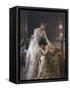 After the Ball or Confidence-Alfred Emile Léopold Stevens-Framed Stretched Canvas