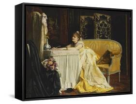 After the Ball-Charles Baugniet-Framed Stretched Canvas