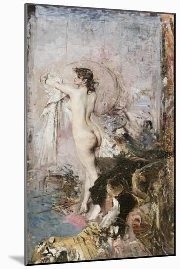 After the bath, 1880-88-Giovanni Boldini-Mounted Giclee Print