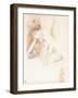 After the Bath, 1890-1900-Edgar Degas-Framed Giclee Print