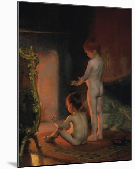 After The Bath, 1890-Paul Peel-Mounted Premium Giclee Print