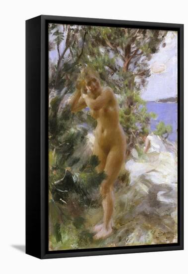 After the Bath, 1895-Anders Leonard Zorn-Framed Stretched Canvas