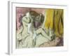 After the Bath, about 1888/92-Edgar Degas-Framed Giclee Print