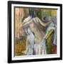 After the Bath, C. 1890-Edgar Degas-Framed Giclee Print