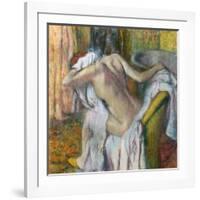 After the Bath, C. 1890-Edgar Degas-Framed Giclee Print